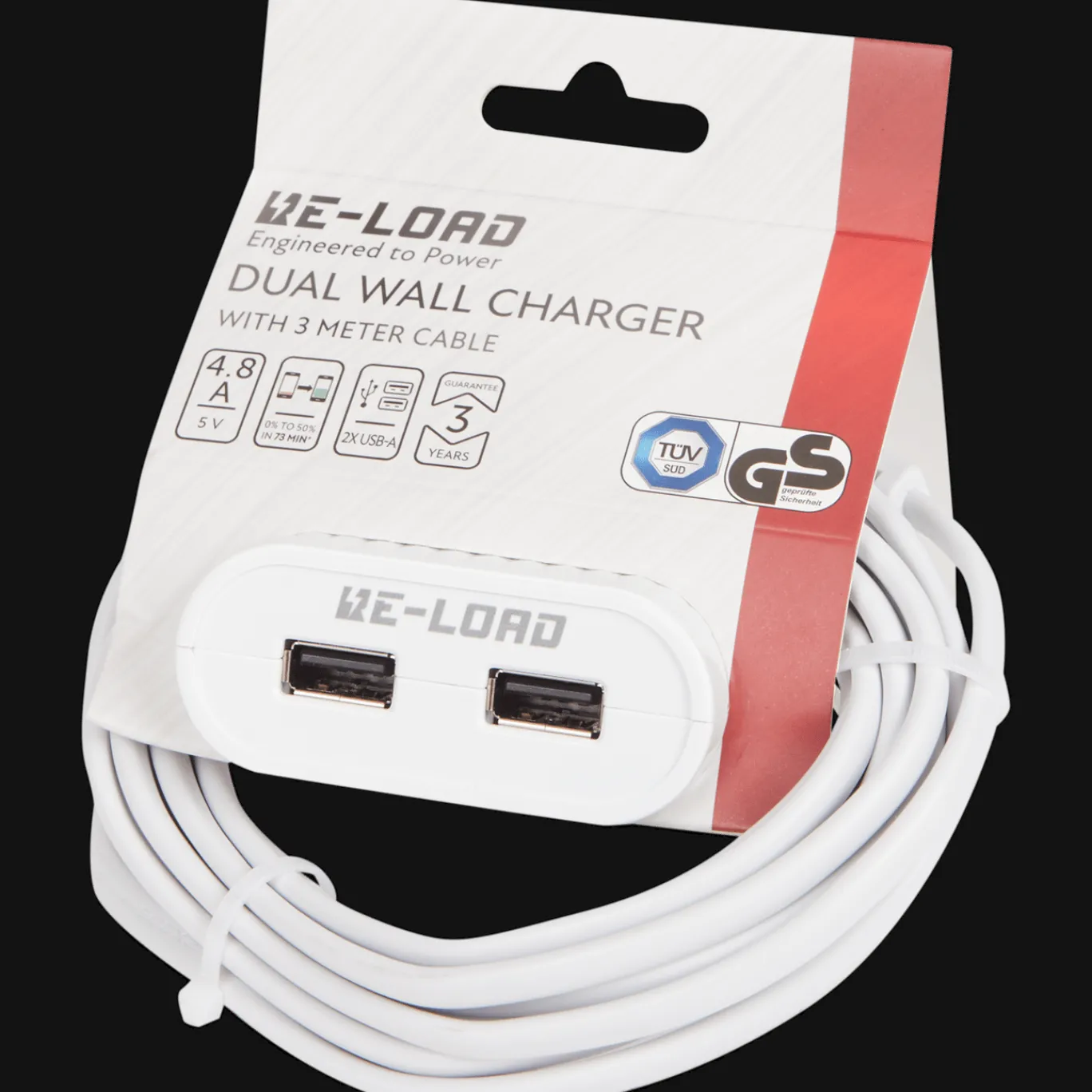 Re-load Double chargeur secteur* Rallonges