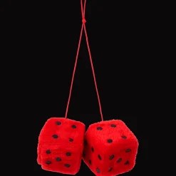 Action Dés en peluche pour voiture* Accessoires Automobiles