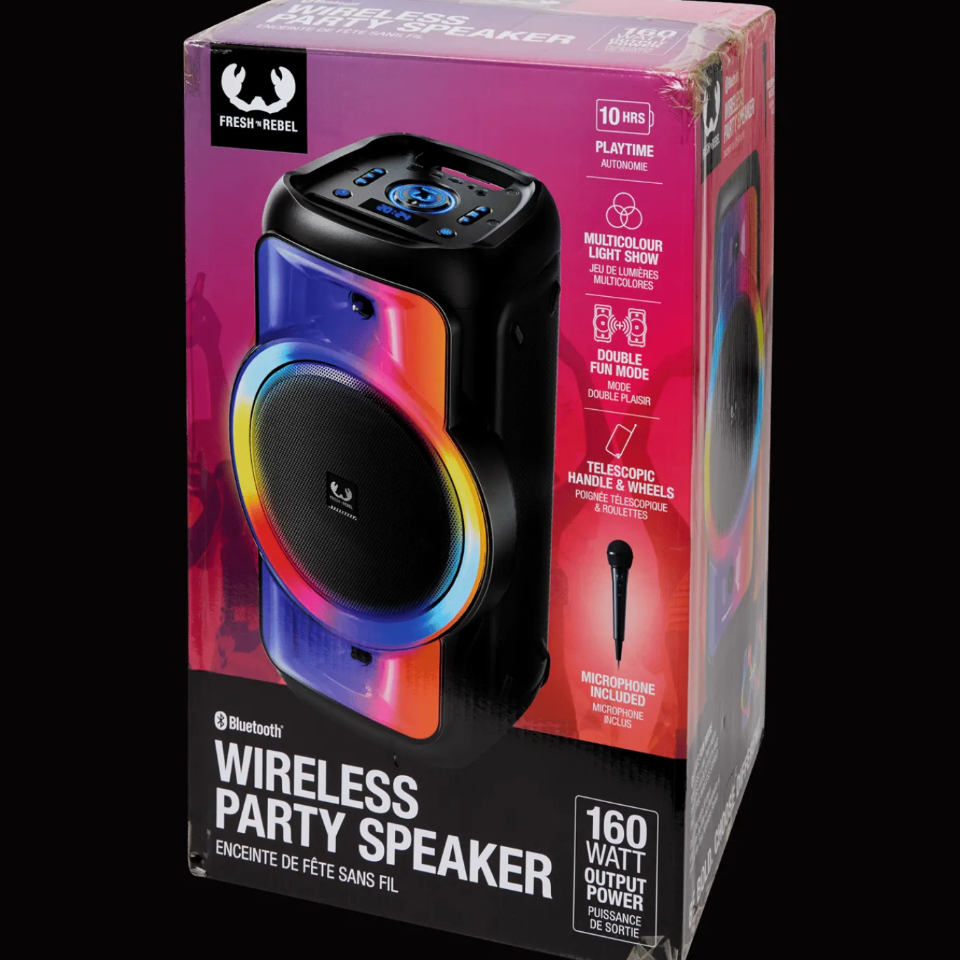 Fresh ’n Rebel Enceinte de soirée sans fil avec micro* Accessoires Multimédia