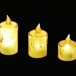 Action Ensemble de bougies LED DAY* Décoration Saisonnière