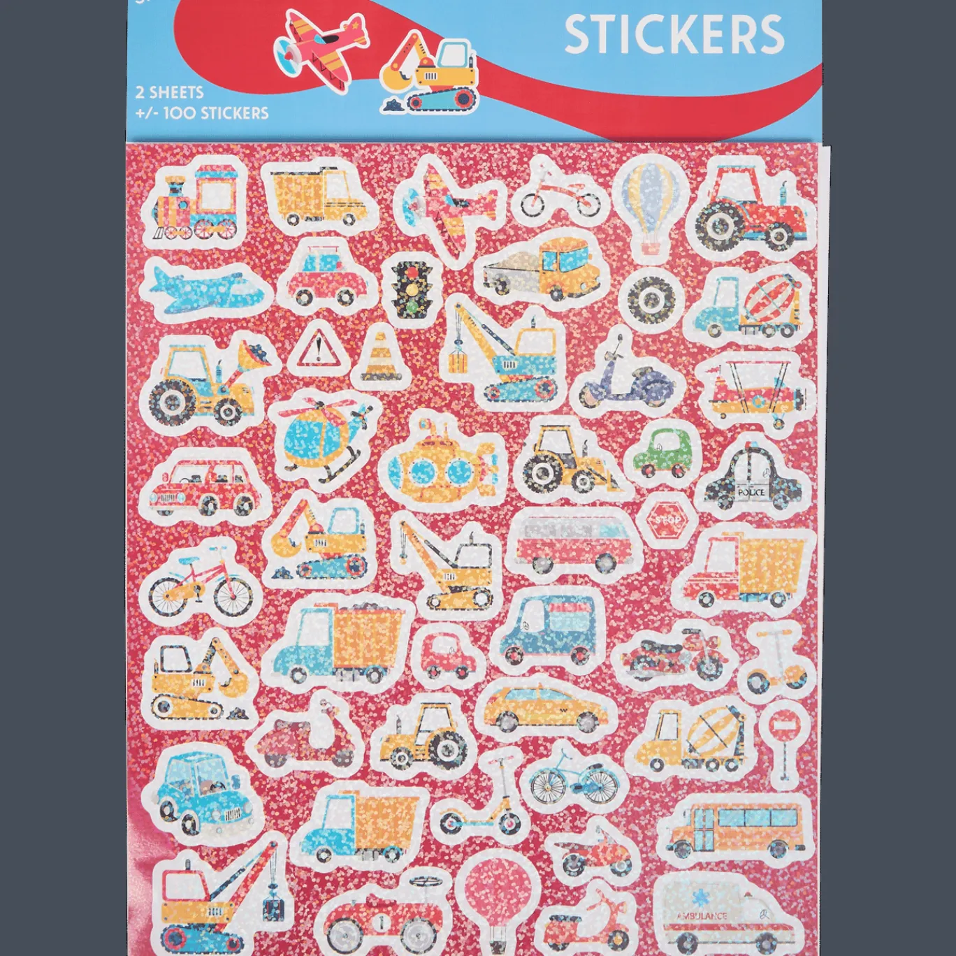 Action Feuille d’autocollants* Cartes