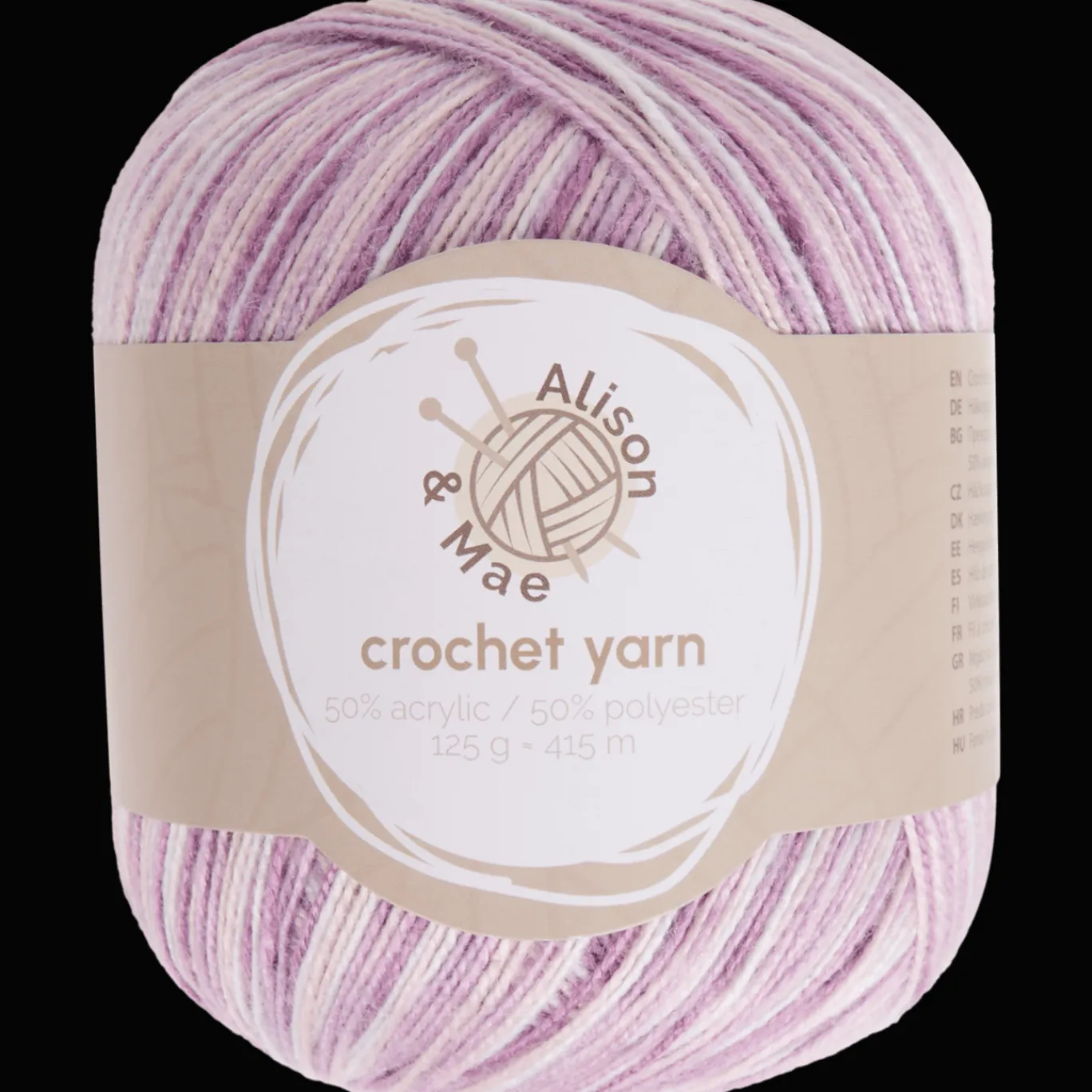Alison & Mae Fil à crocheter Essentials Fin* Crocheter Et Tricoter