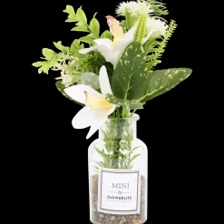 Action Fleurs artificielles dans vase en verre* Plantes Et Fleurs Artificielles