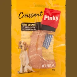 Action Friandise en cuir brut pour chien Pinky* Alimentation
