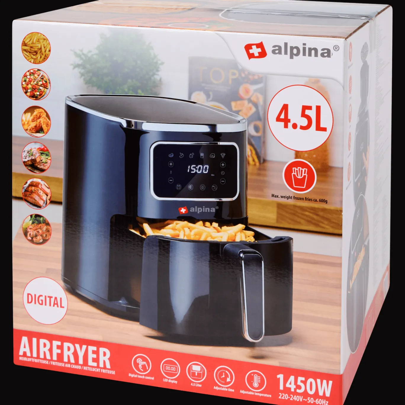 Action Friteuse à air chaud Alpina* Appareils De Cuisine