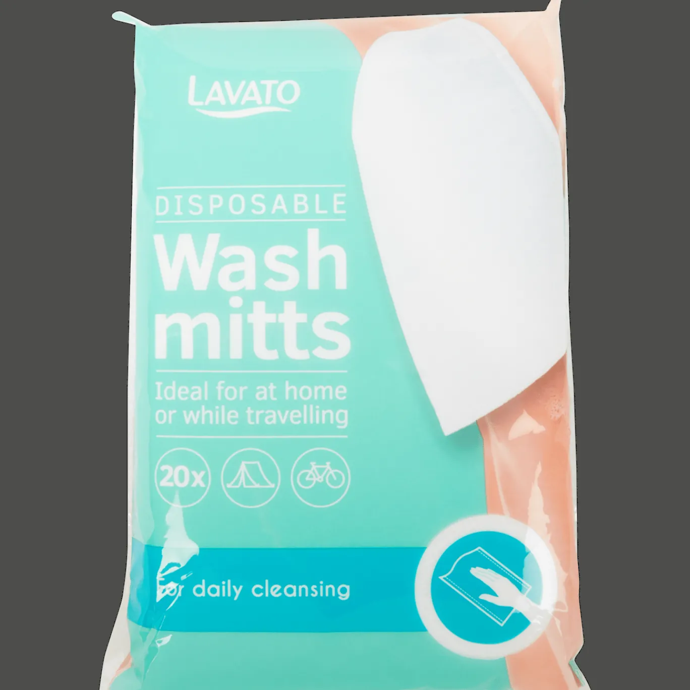 Action Gants de toilette jetables Lifecare* Articles De Bain Et De Douche