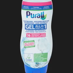 Action Gel pour lave-vaisselle Purall Tout-en-1* Produits De Lessive Et Vaisselle