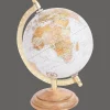 Action Globe terrestre sur un socle en manguier* Accessoires Pour La Maison