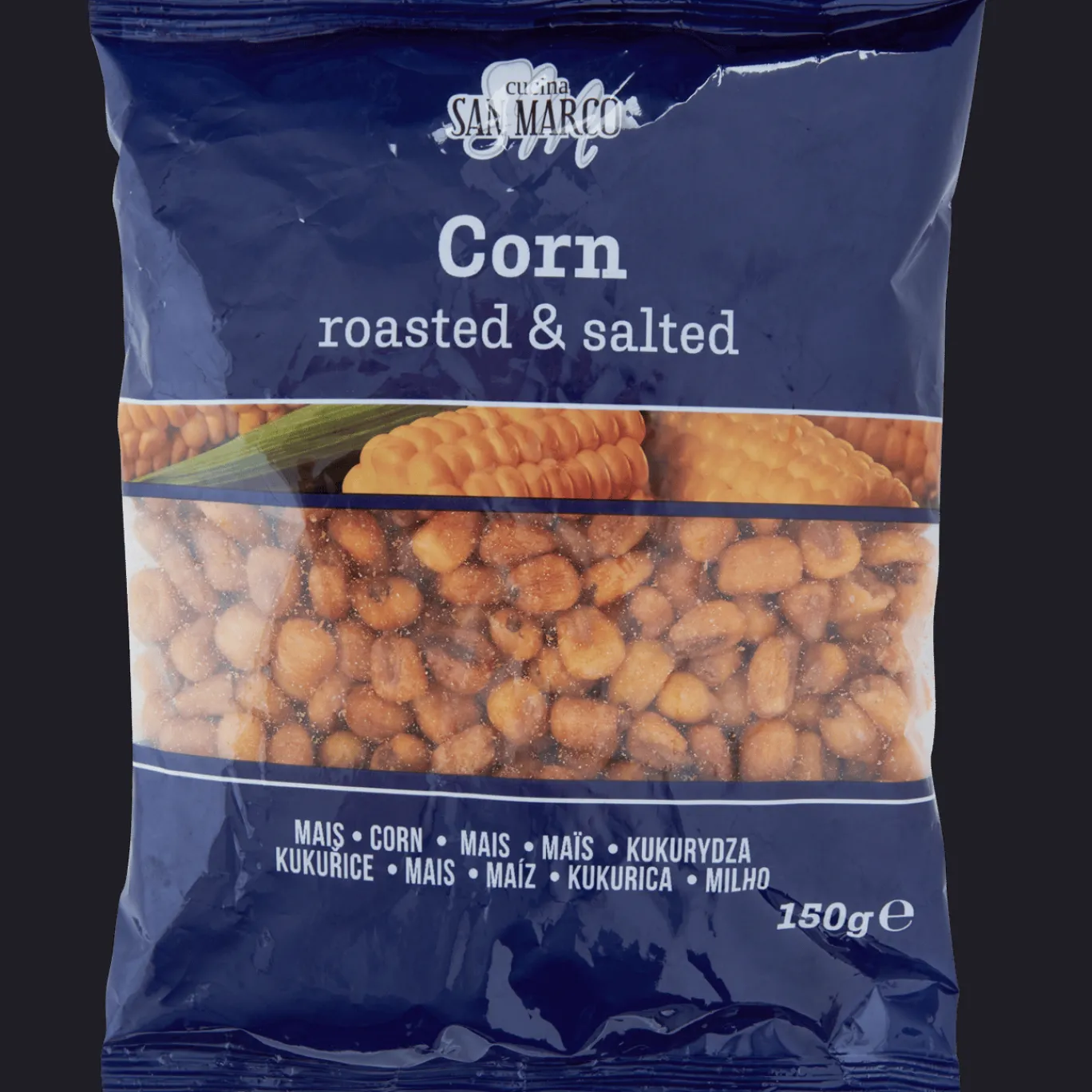 Action Grains de maïs grillés et salés San Marco* Noix Et Snacks