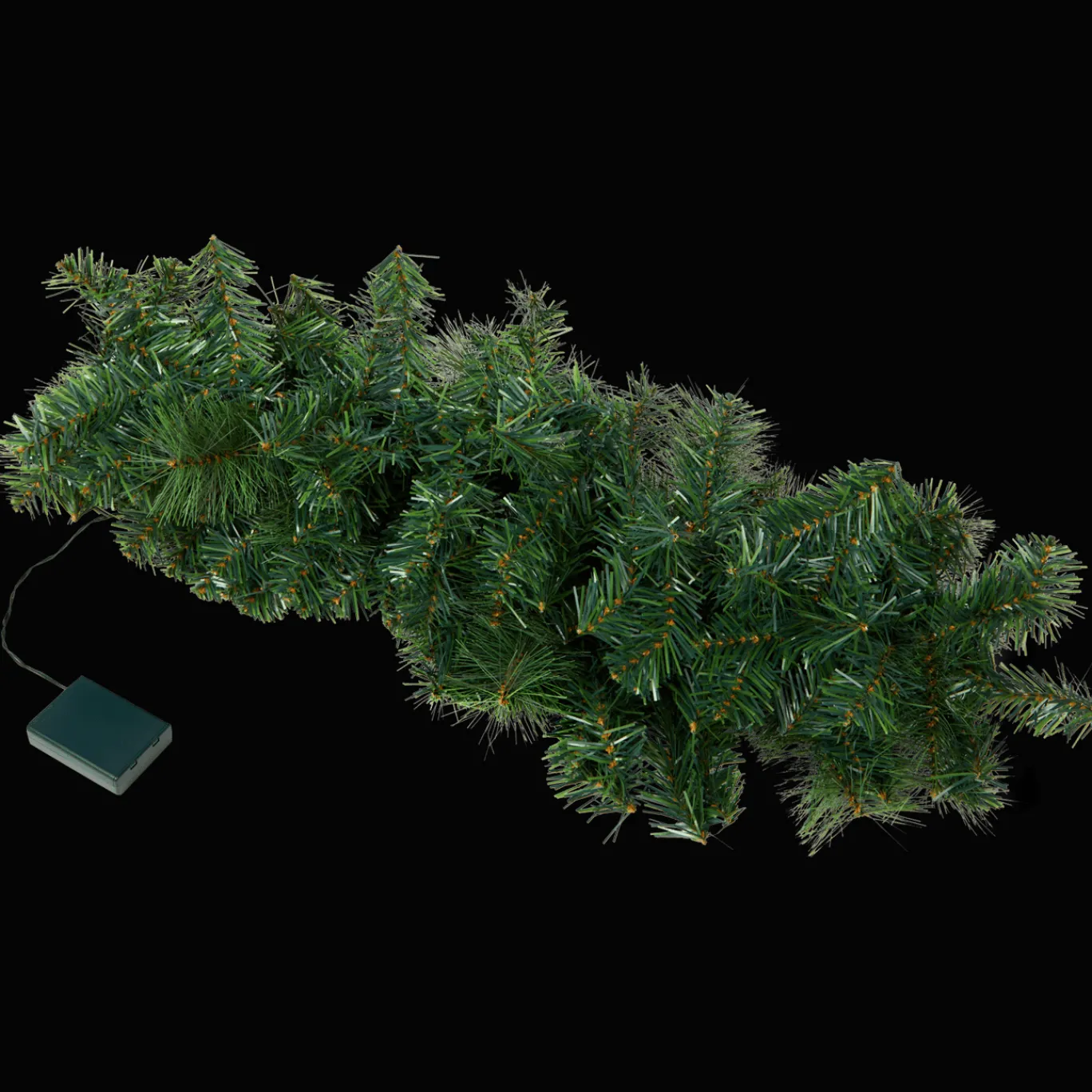 Action Guirlande de branches de pin avec LED* Décoration Saisonnière