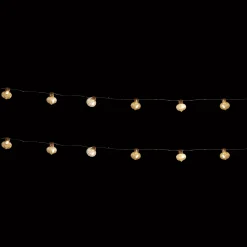 Action Guirlande lumineuse avec boules en verre* Décoration Saisonnière