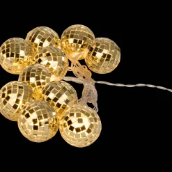 Action Guirlande lumineuse avec boules disco* Éclairage