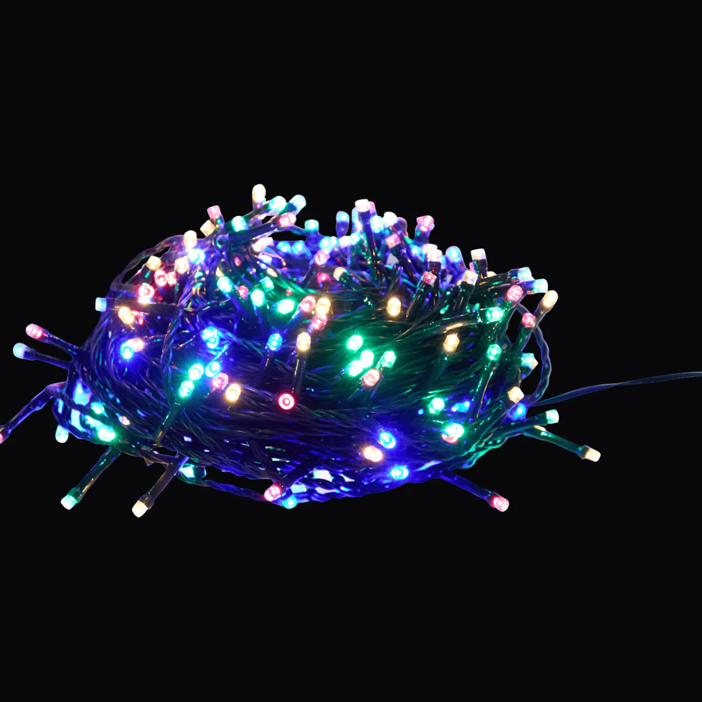 Action Guirlande lumineuse multicolore* Décoration Saisonnière
