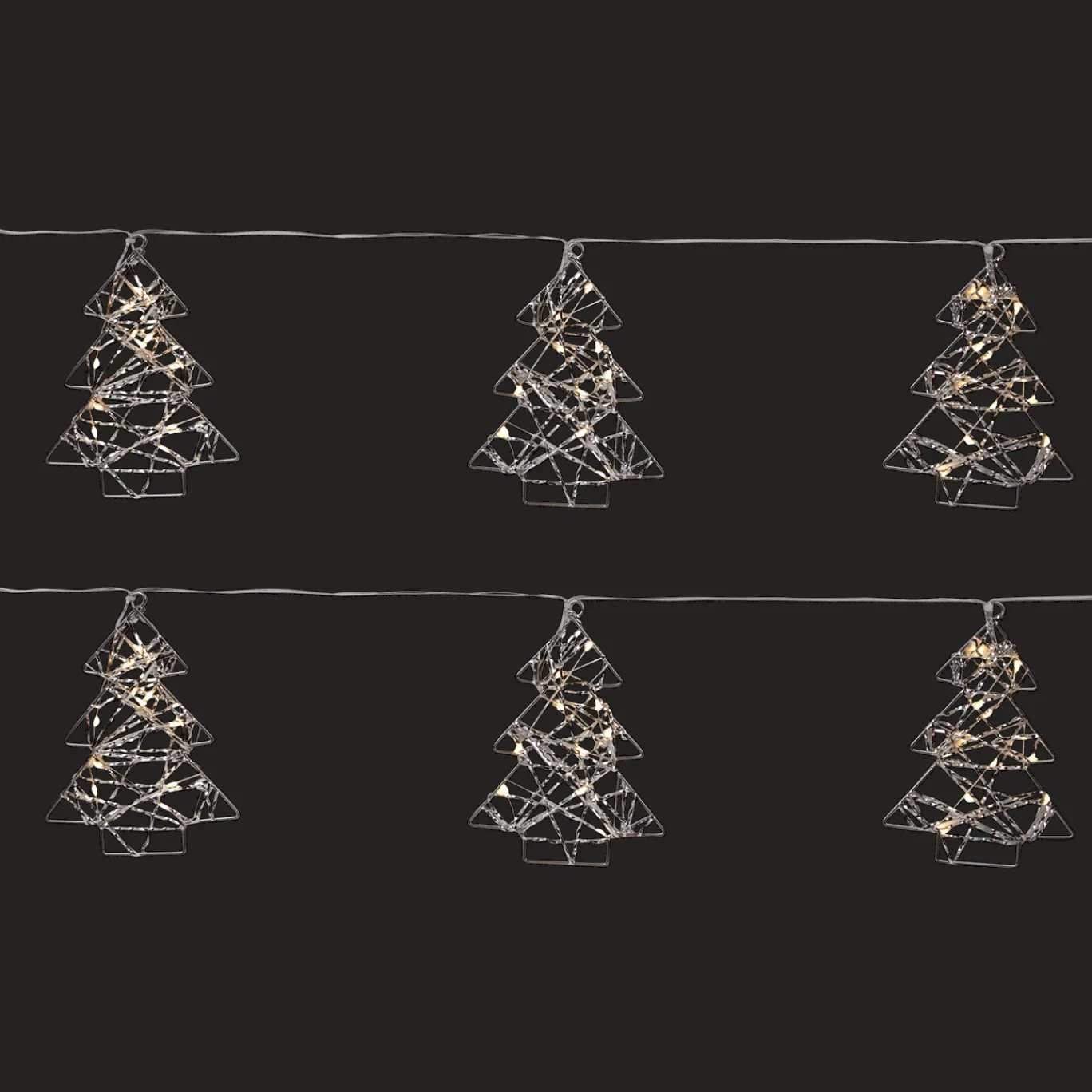 Action Guirlande lumineuse sapins ou étoiles* Décoration Saisonnière