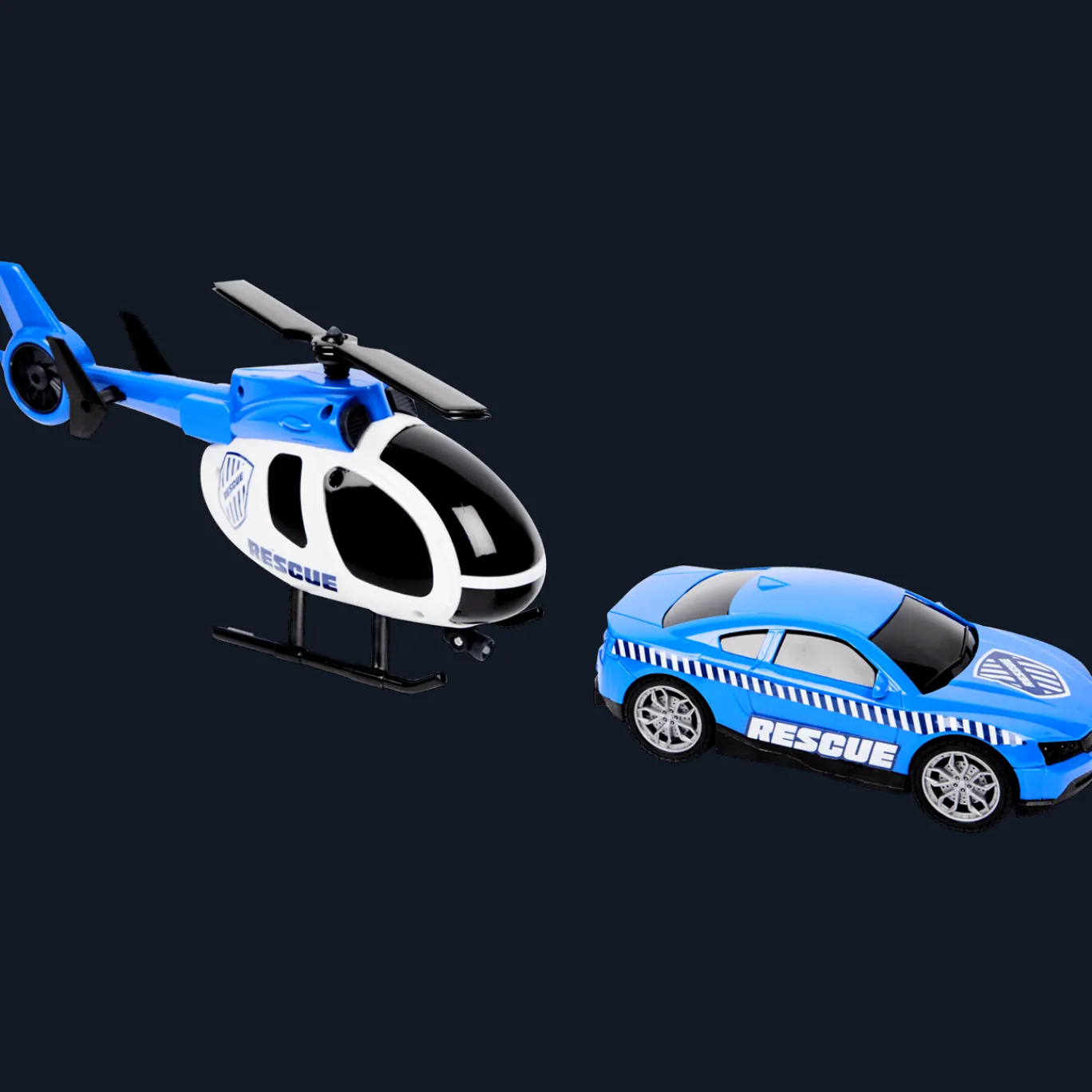 Action Hélicoptère et voiture de secours* Véhicules Et Voitures