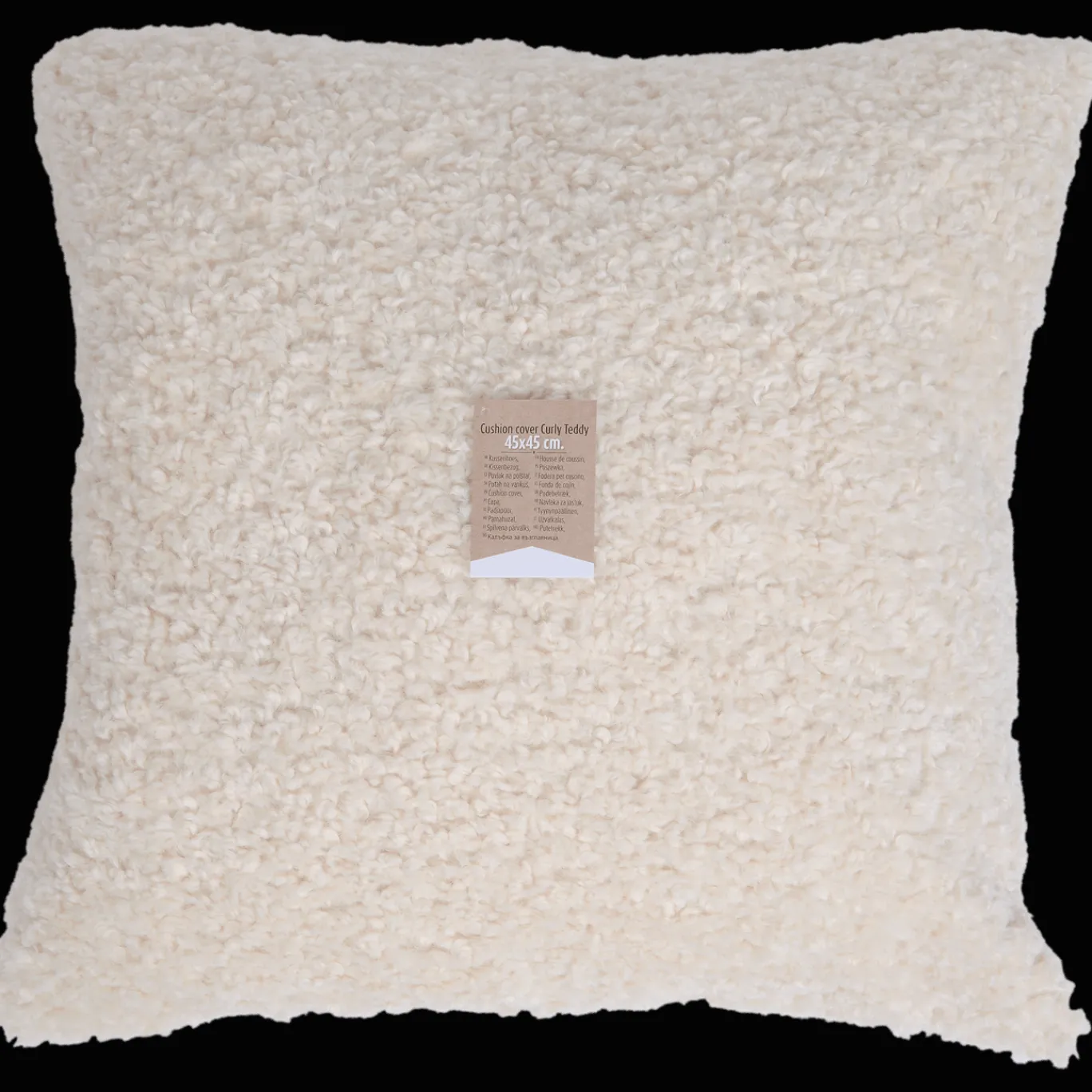 Action Housse de coussin Curly Teddy* Oreillers