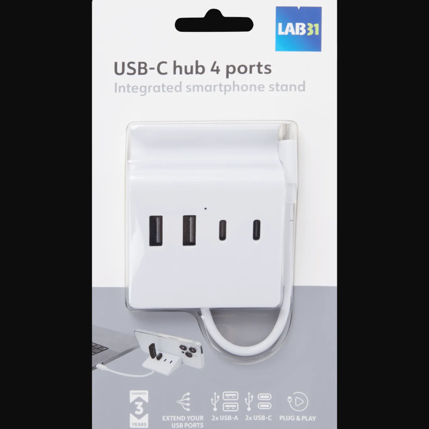 Lab31 Hub USB 2.0* Rallonges