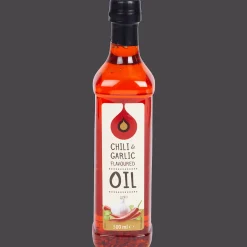 Action Huile infusée à l’ail et au piment rouge* Alimentation