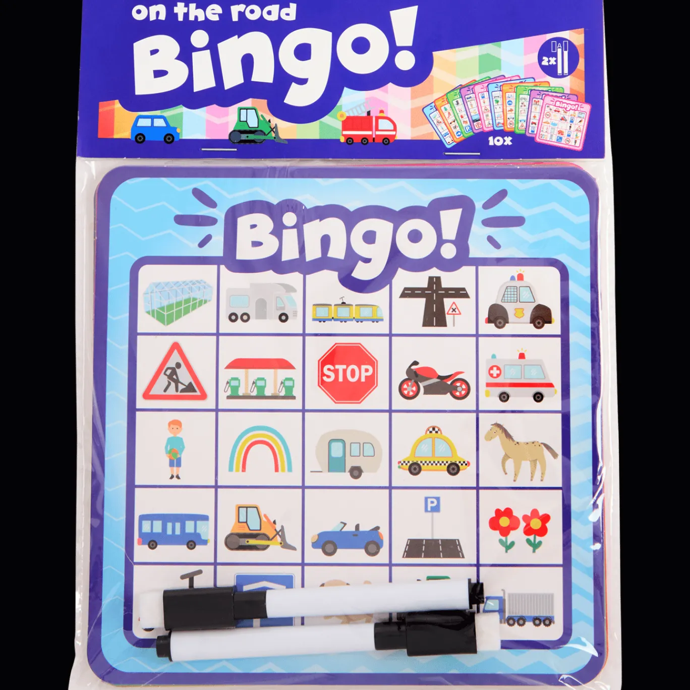 Action Jeu bingo de la route* Jeux