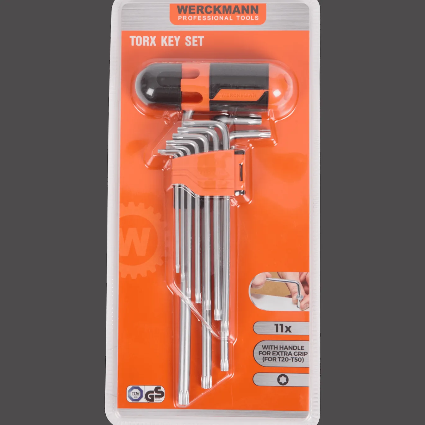 Werckmann Jeu de clés torx mâle ou allen à 6 pans* Outils