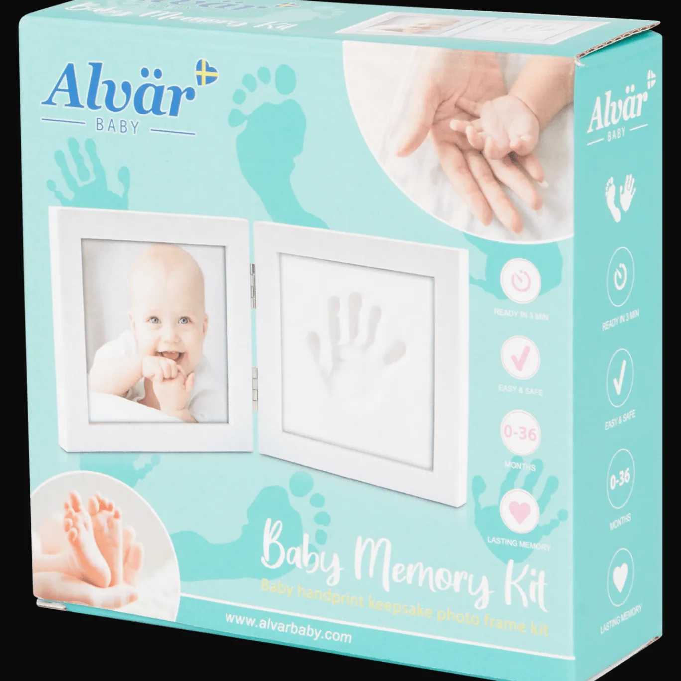 Action Kit cadre photo empreinte bébé Alvär* Bricolage