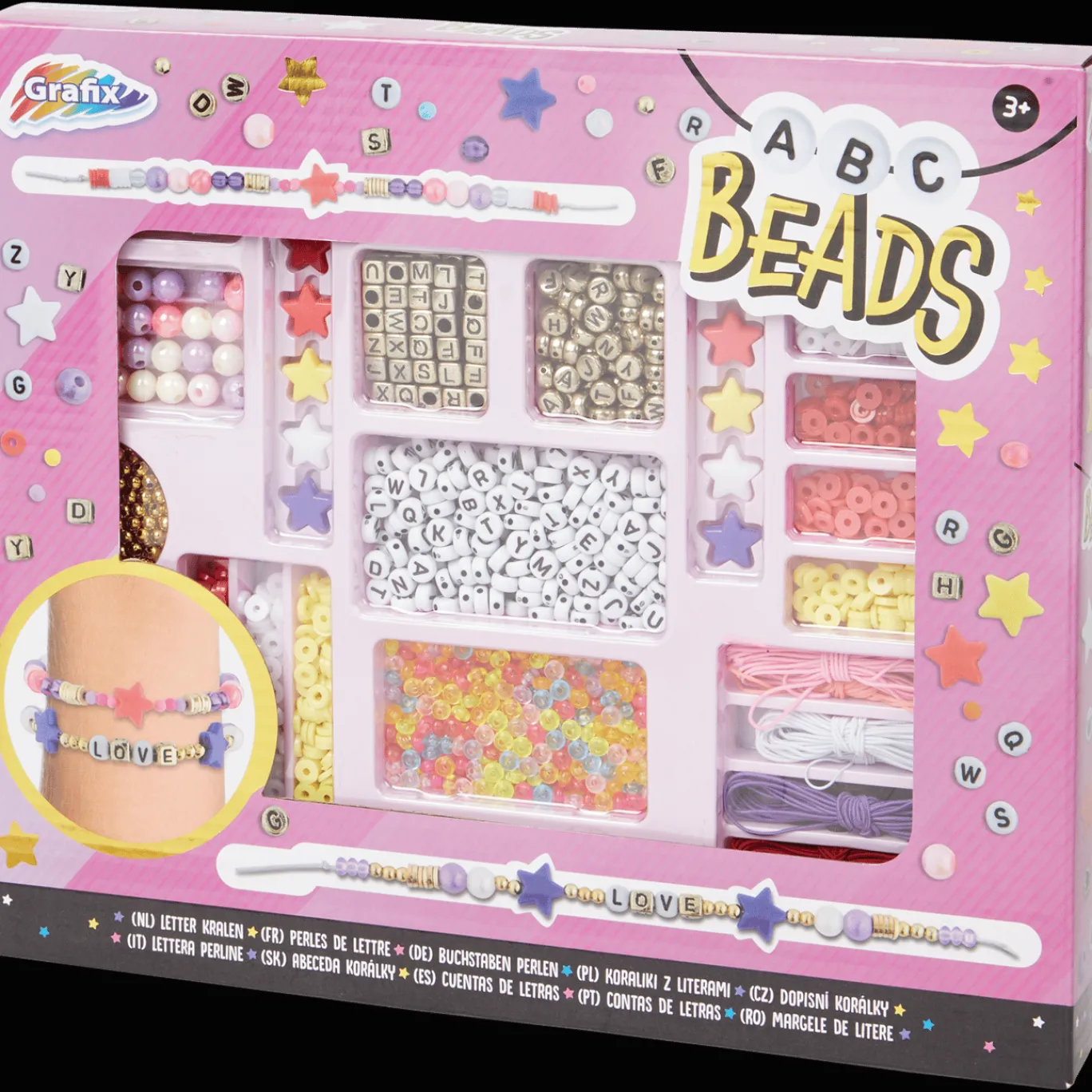 Action Kit créatif bijoux ABC Beads*Enfant Bricolage Pour Enfants|Bricolage