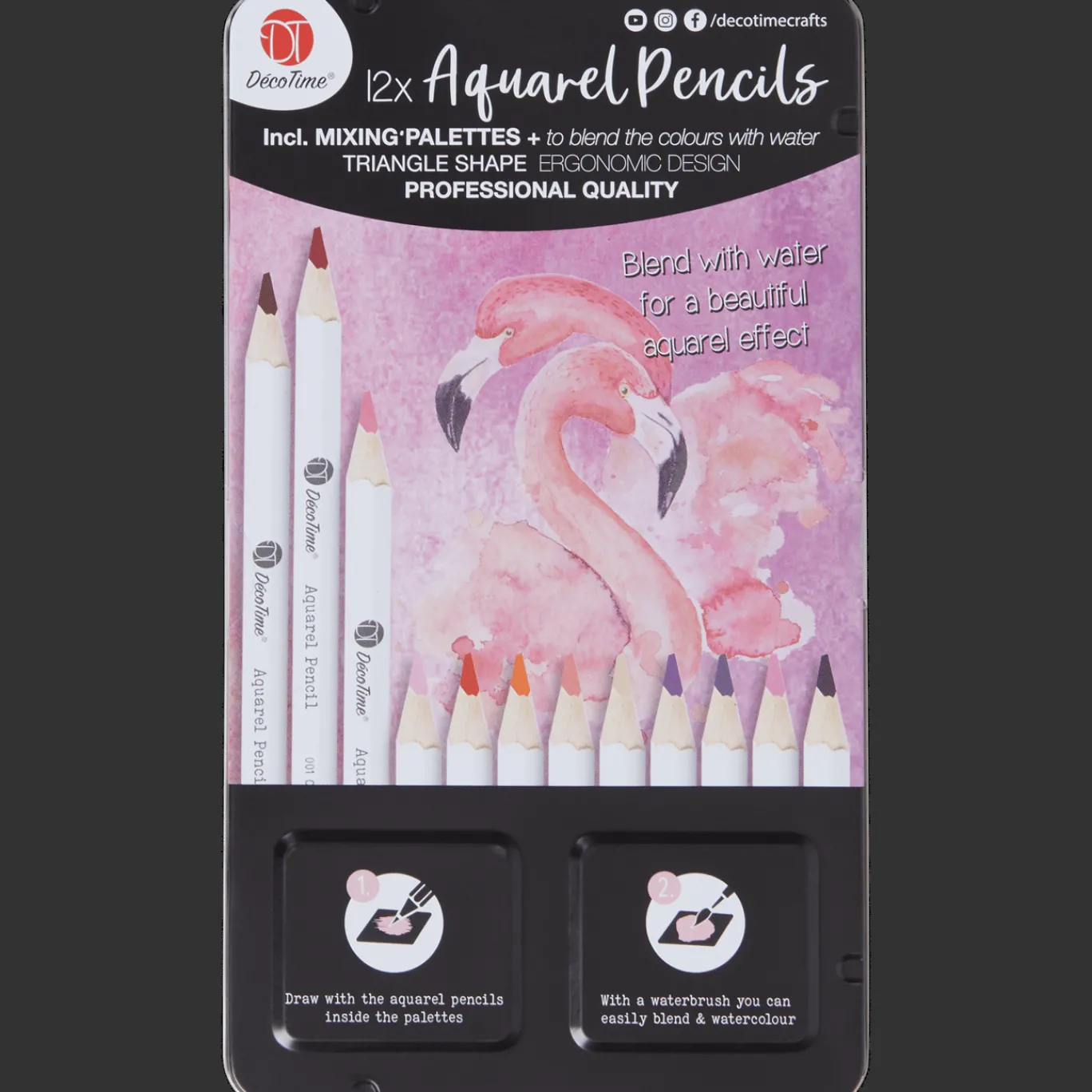 Action Kit crayons aquarellables* Papeterie