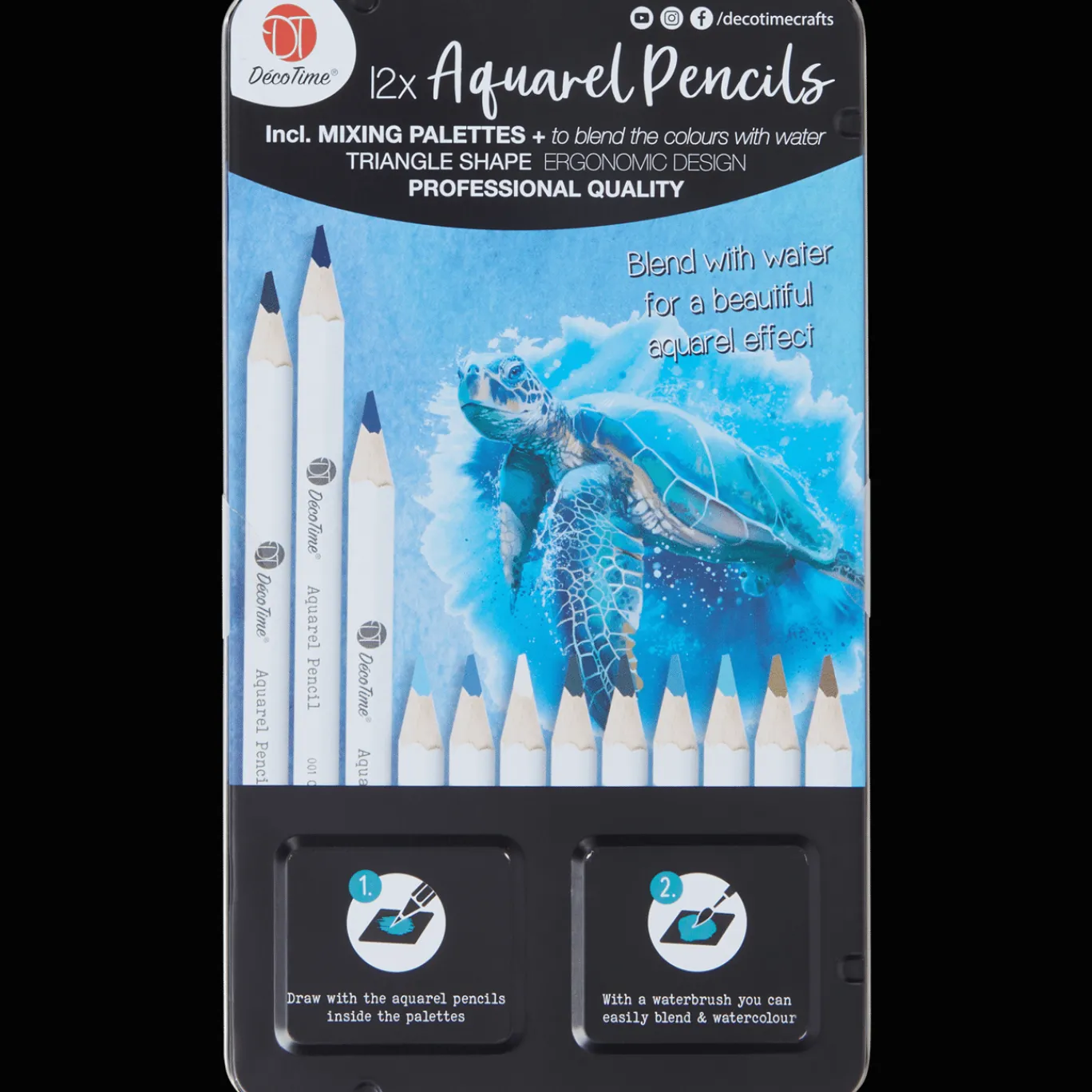 Action Kit crayons aquarellables* Papeterie