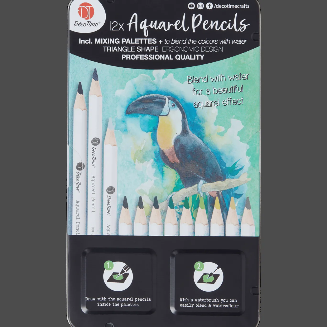 Action Kit crayons aquarellables* Papeterie