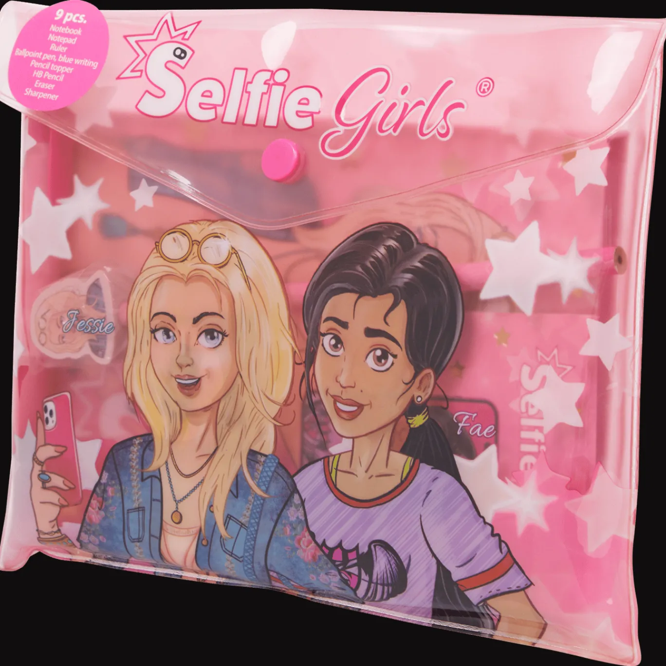 Action Kit d'écriture Selfie Girls* Papier Et Cahiers