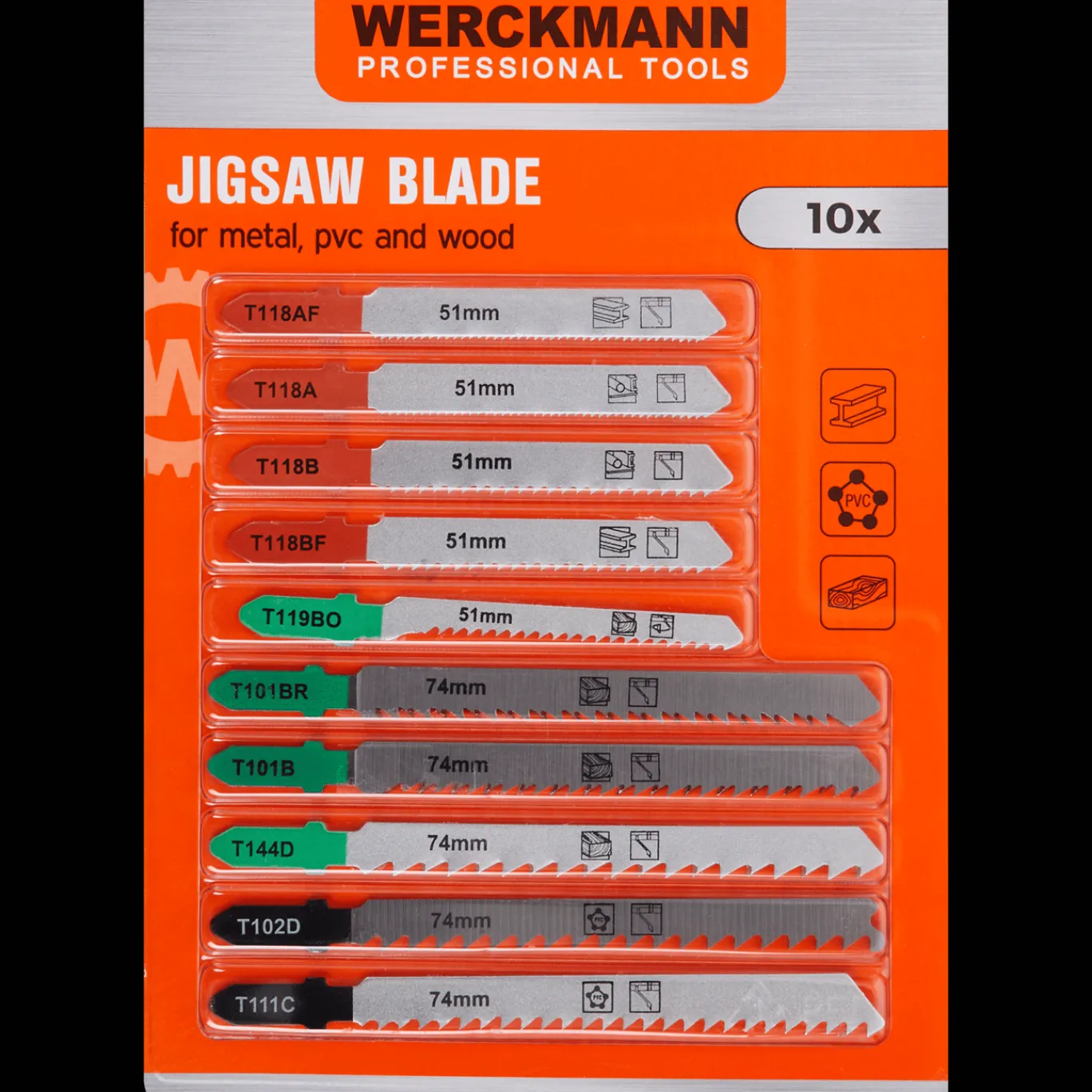 Werckmann Lames pour scie sauteuse* Outils