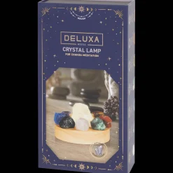 Action Lampe 7 chakras avec cristaux Deluxa* Lampes