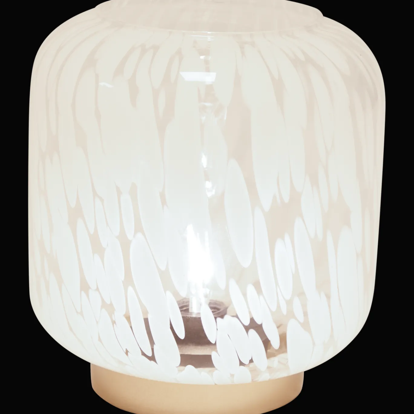 Action Lampe de table en verre* Lampes