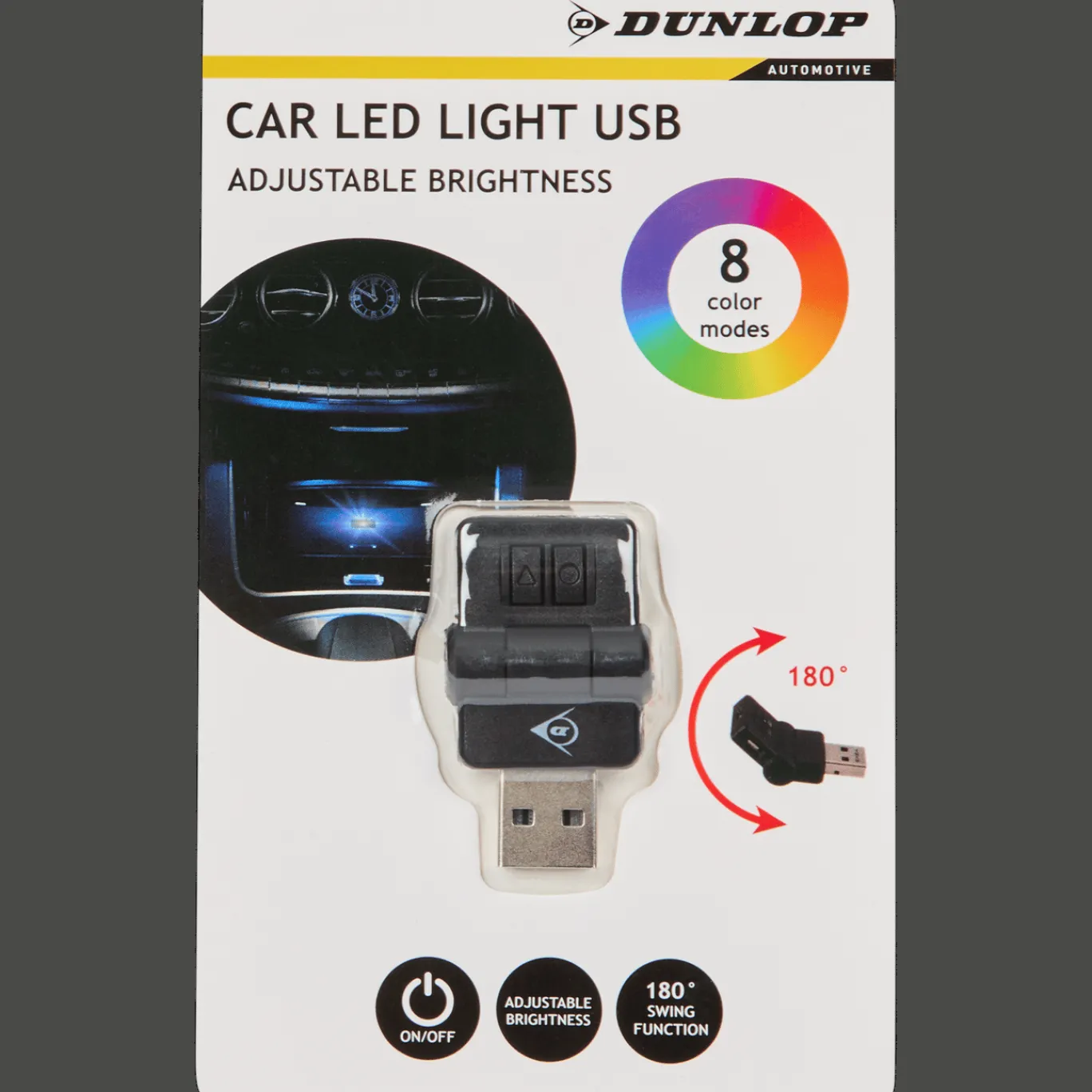 Dunlop Lampe de voiture USB* Accessoires Automobiles