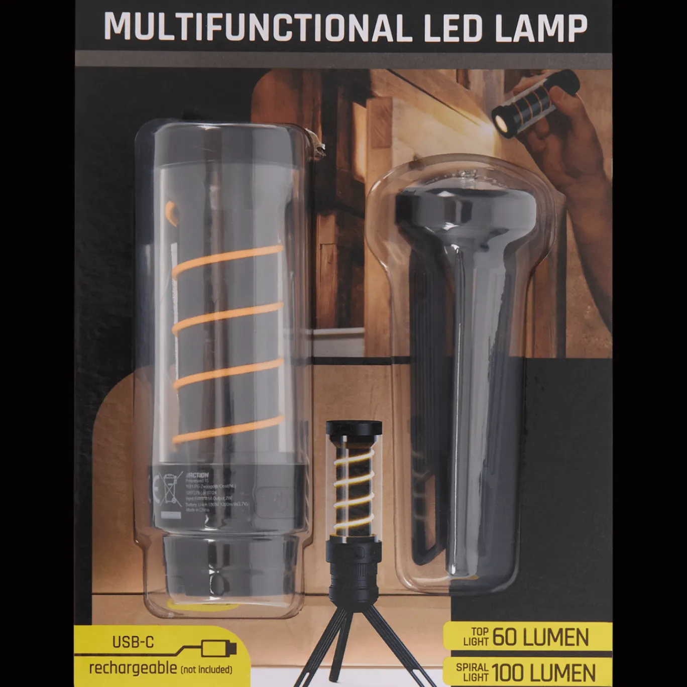 Action Lampe multifonction* Éclairage