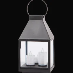 Action Lanterne avec bougies LED* Décoration Saisonnière