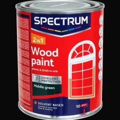 Spectrum Laque satinée pour bois 2-en-1 Vert moyen* Peinture