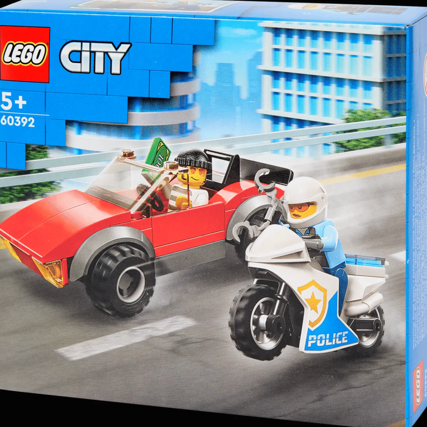 LEGO City La course-poursuite de la moto de police* Véhicules Et Voitures