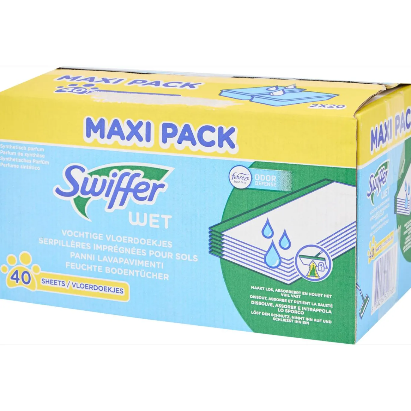 Swiffer Lingettes humides pour balai Wet* Articles De Nettoyage