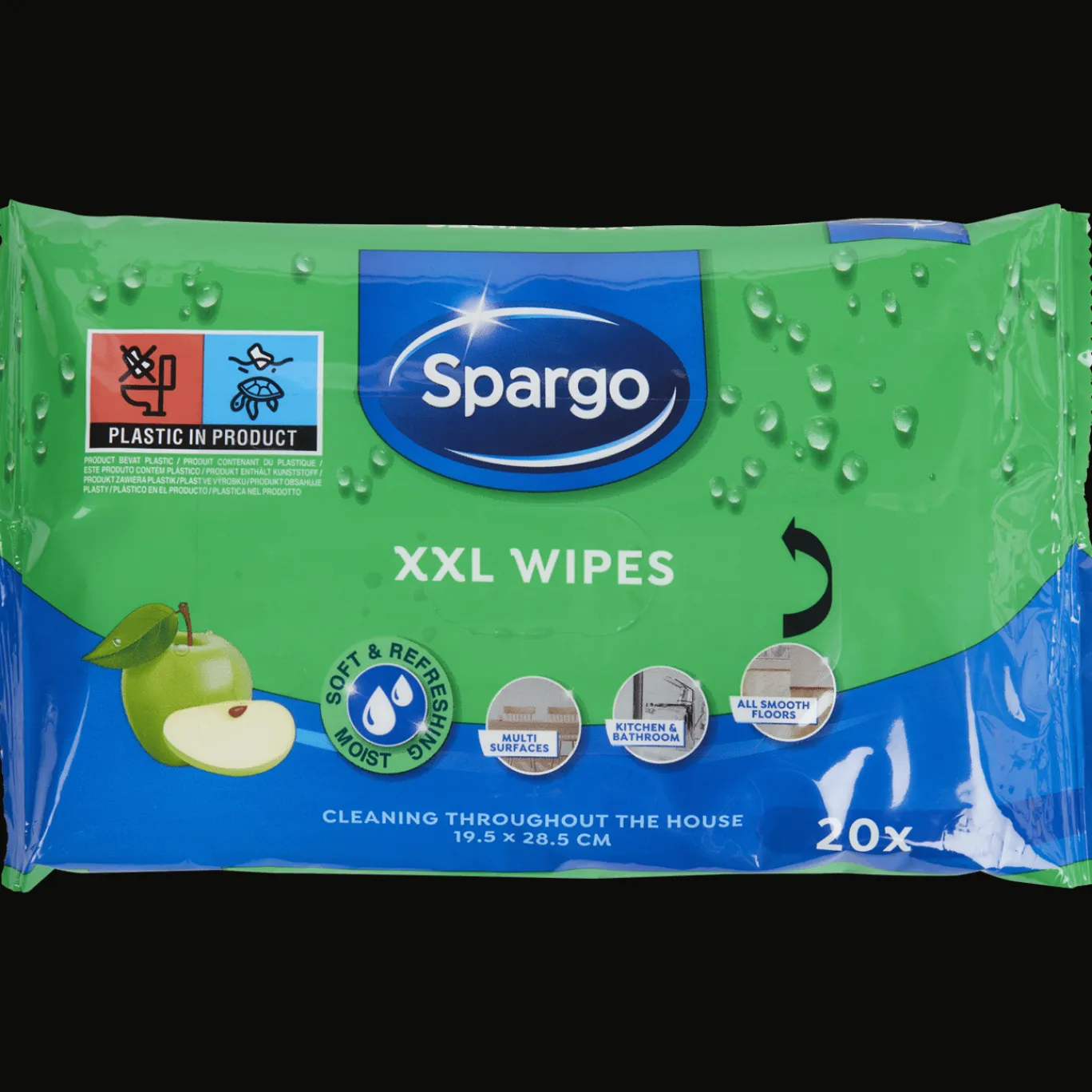 Spargo Lingettes nettoyantes humides XXL* Articles De Nettoyage