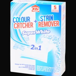 K2r Lingettes pour linge blanc Super White 2-en-1* Produits De Lessive Et Vaisselle