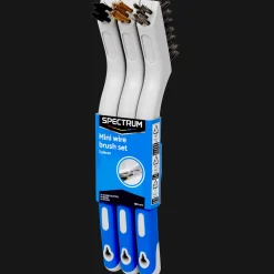 Spectrum Lot de 3 mini brosses métalliques* Outils
