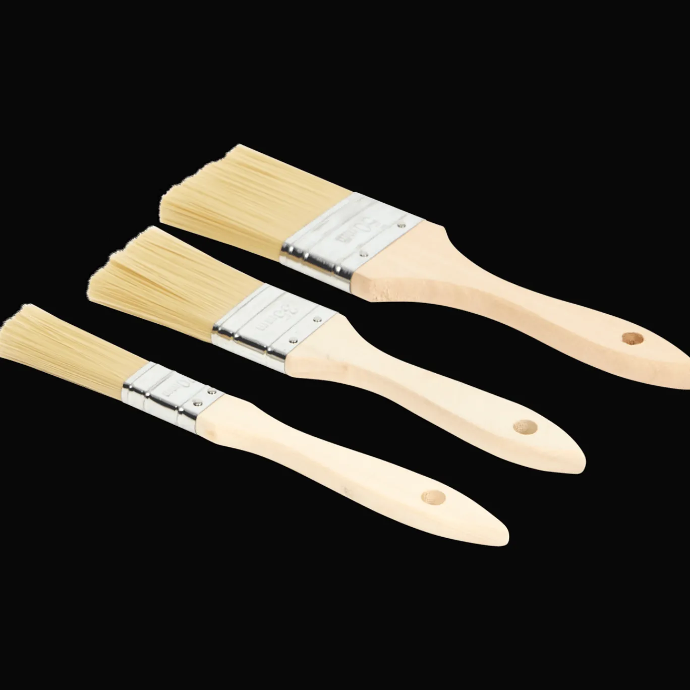 Action Lot de 3 pinceaux WerckMeister* Accessoires Peinture