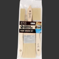 Action Lot de 3 pinceaux WerckMeister* Accessoires Peinture