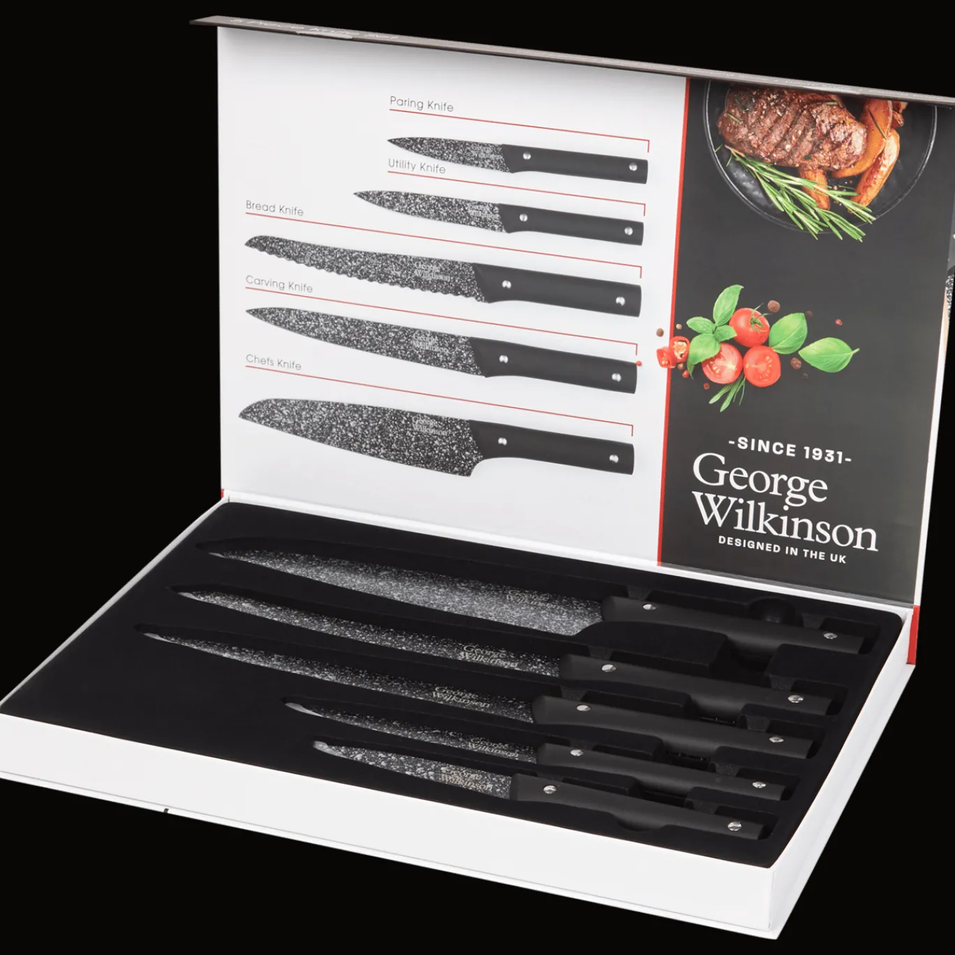 Action Lot de couteaux George Wilkinson Megastone* Ustensiles De Cuisine