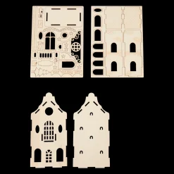 Action Maison d’hiver à construire DécoTime* Bricolage