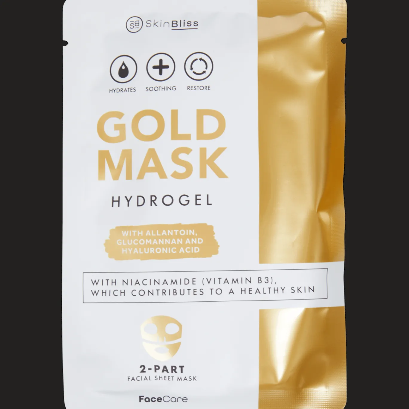 Action Masque hydrogel doré Skin Bliss* Soins Du Visage