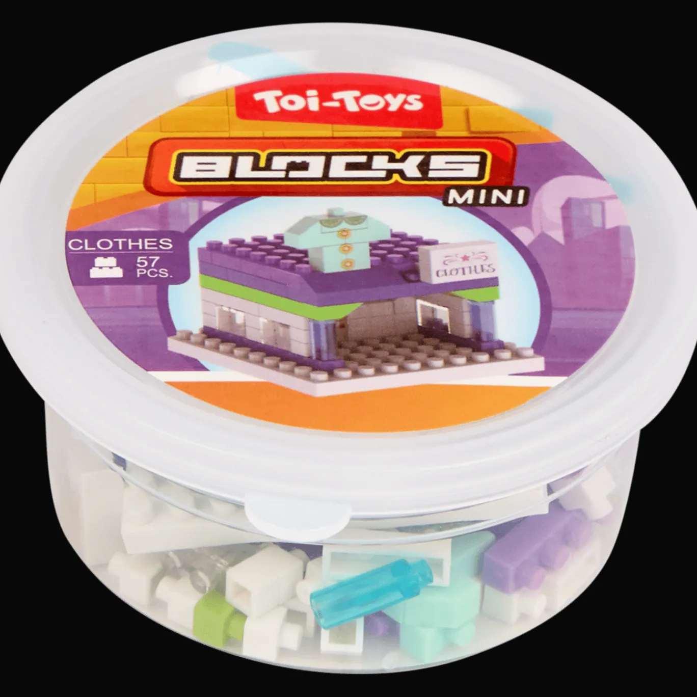Action Mini-blocs de construction White Label* Figurines Et Sets|Jouets En Bois