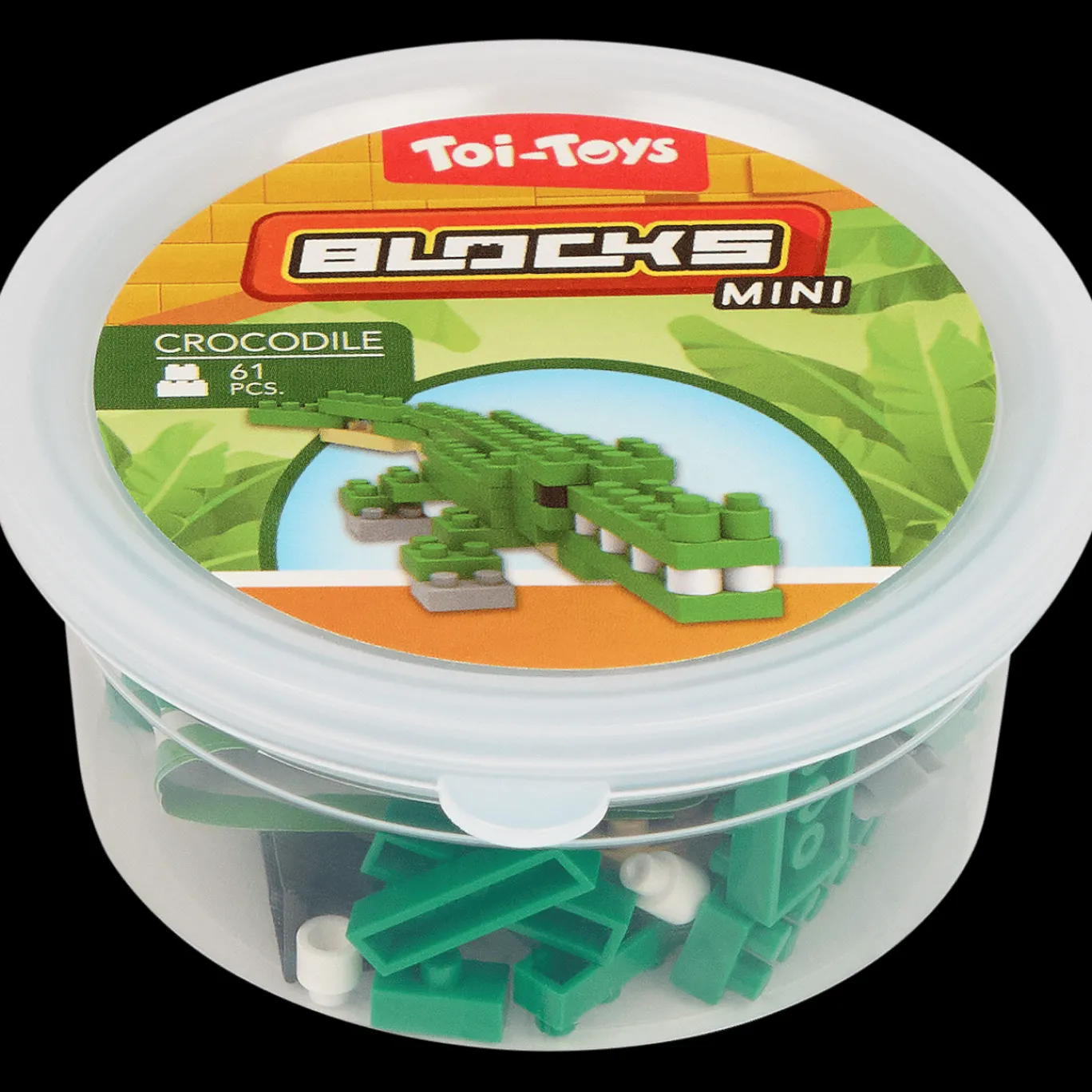 Action Mini-blocs de construction White Label* Figurines Et Sets|Jouets En Bois