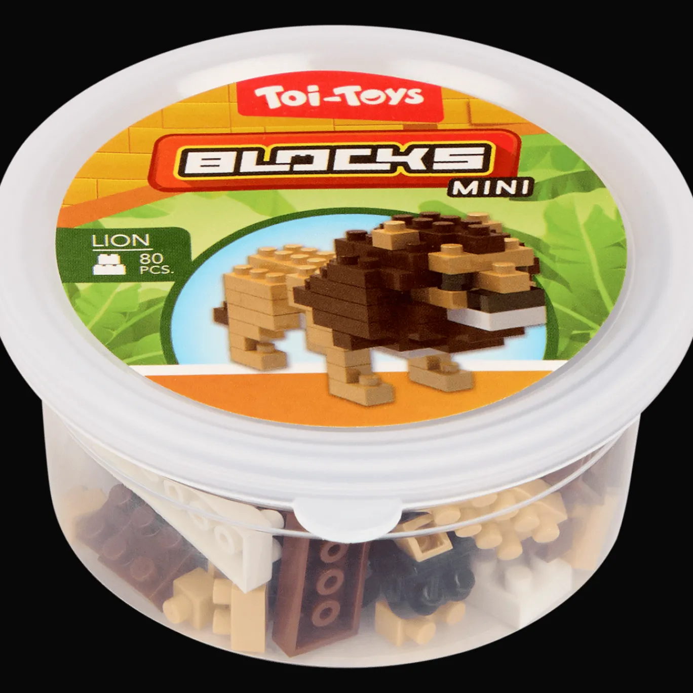 Action Mini-blocs de construction White Label* Figurines Et Sets|Jouets En Bois